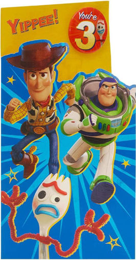 Picture of YIPPEE! YOURE 3 BIRTHDAY CARD